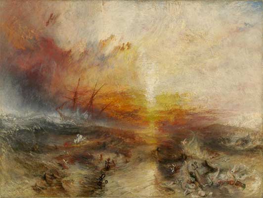 Slave Ship (Slavers Throwing Overboard the Dead and Dying, Typhoon Coming On) (1840)