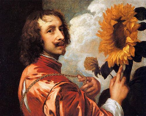 بورتريه ذاتي مع عباد الشمس (1632-63)