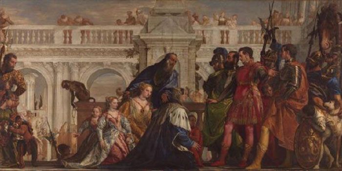 عائلة داريوس قبل الإسكندر (1565-67)
