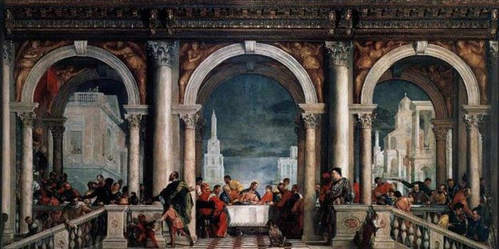 العيد في بيت ليفي (1573)