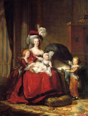 Marie Antoinette and Her Children (1785)