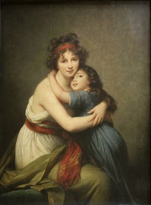 بورتريه ذاتي مع ابنته (1789)