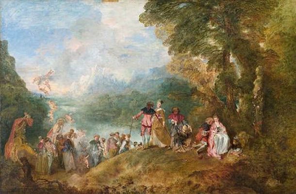 The Pilgrimage to the Island of Cythera (1717)