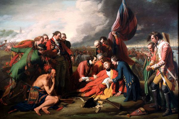 وفاة الجنرال وولف (1770)