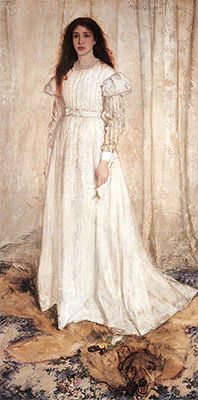 السمفونية باللون الأبيض ، رقم 1: الفتاة البيضاء (1862)