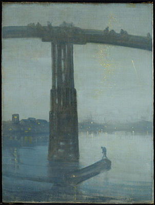 Nocturne: Blue and Gold - Old Battersea Bridge (c.1872-75)