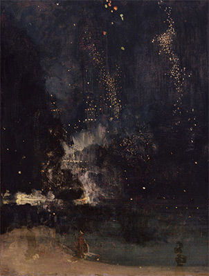 Nocturne in Black and Gold: The Falling Rocket (1875)
