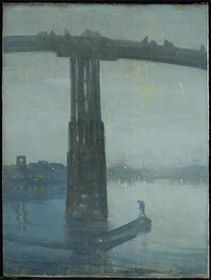 James Whistler: Nocturne: Blue and Gold - Old Battersea Bridge (1872-77)